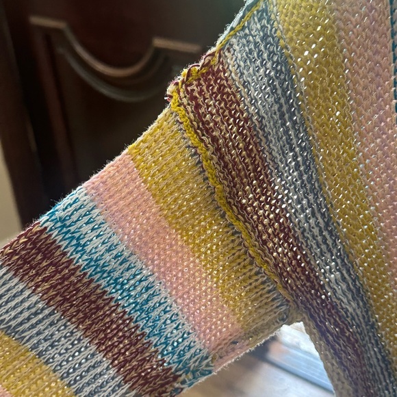 NWT NATURAL LIFE XL Vibrant Striped Sweater Beachy NEW Santa Fe all-season - Picture 5 of 10